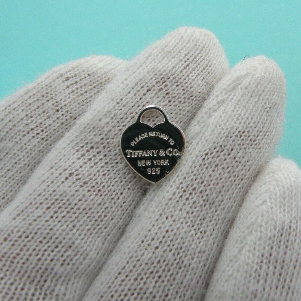 Tiffany & Co Small Solid 925 Sterling Silver Heart